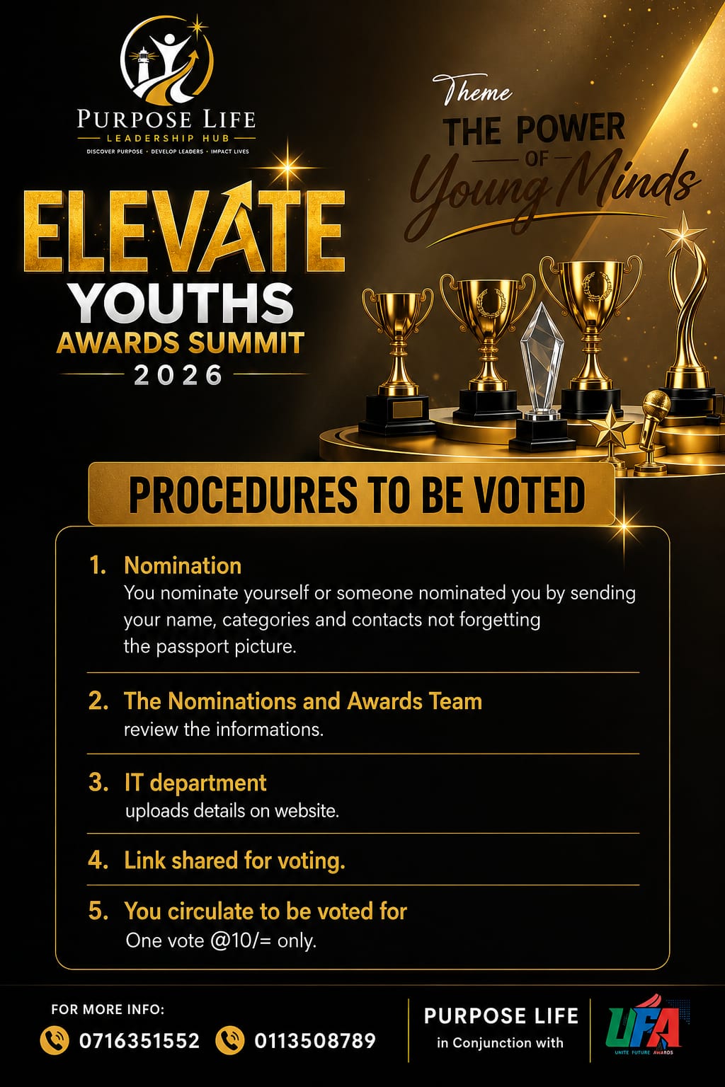Elevate Youths Awards Summit — past edition ceremony